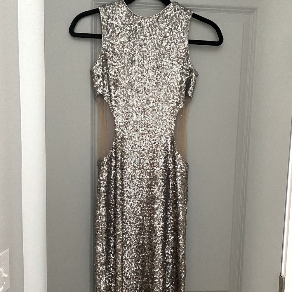 Dress the population sequin small dress